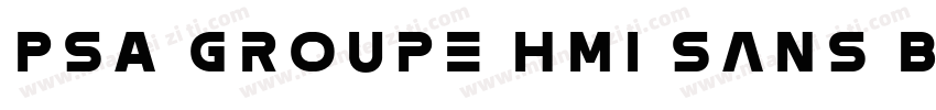 PSA Groupe HMI Sans Bold字体转换